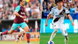 Chicharito, jugador del West Ham y Antuna, hombre de Los Ángeles Galaxy