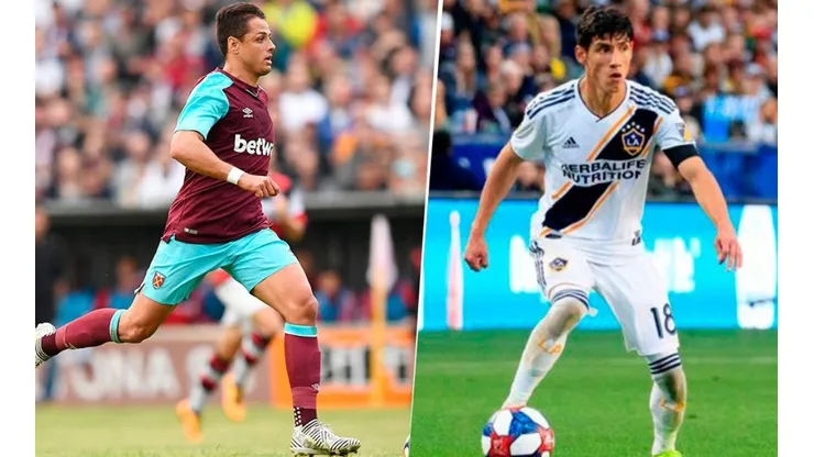 Chicharito, jugador del West Ham y Antuna, hombre de Los Ángeles Galaxy