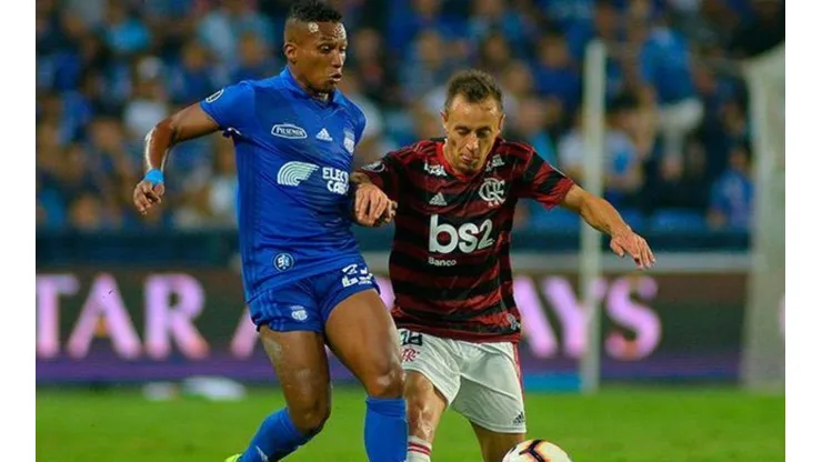Flamengo vs. Emelec por la Copa Libertadores.