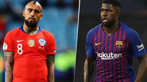 Arturo Vidal subió foto en cuero y Umtiti lo trolleó en Instagram
