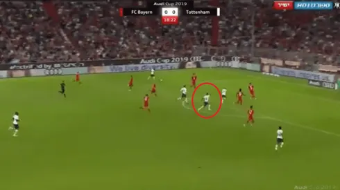 Lamela apareció solo en el fondo y puso en ventaja al Tottenham por la final de la Audi Cup