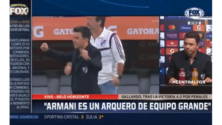Foto de Marcelo Gallardo, entrenador de River.