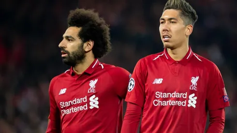 Mohamed Salah y Roberto Firmino (Foto: Getty)
