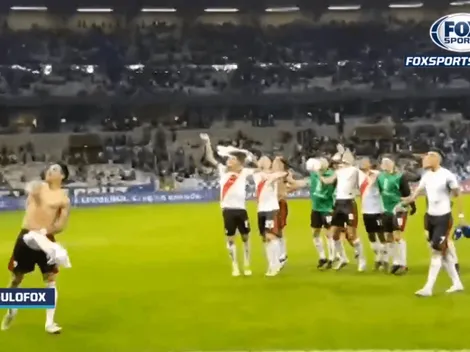 Este es el famoso River: la fiesta entre los jugadores y la gente