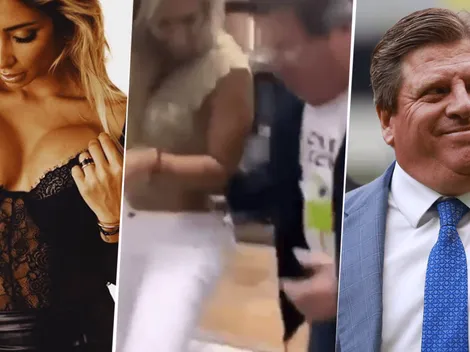 Un crack dentro y fuera de la cancha: el Piojo Herrera se lució en un baile con la esposa de Mateus