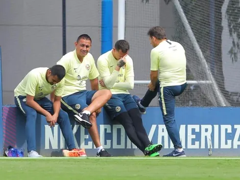 ¡Un pañuelo para Marche! El portero rompió en llanto en la práctica del América