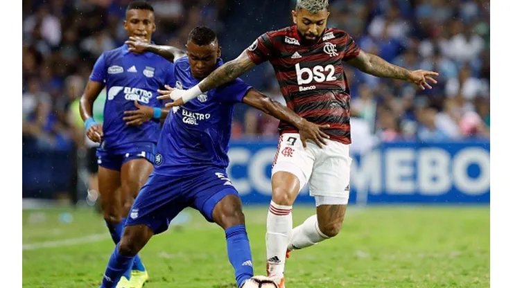 Flamengo vs. Emelec por la Copa Libertadores.