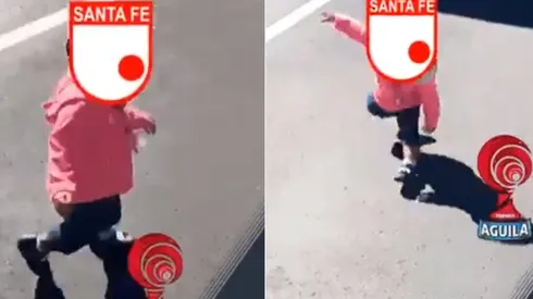 El meme sobre el "fantasma de la B" para Santa Fe por una casa de apuestas en Colombia.