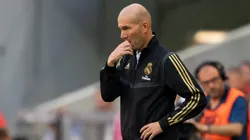 Foto de Zinedine Zidane, entrenador de Real Madrid.