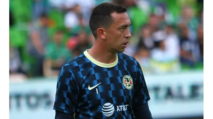 Leon vs America-Torneo Apertura 2019 Liga BBVA MX - LEON, MEXICO - JULIO 27: Agustin Marchesin Portero del America durante el juego de la Jornada 2 del Torneo Apertura 2019 de la Liga BBVA MX en el Estadio Nou Camp, el 27 de Julio del 2019 en Leon, Mexico.(Foto: Oscar Meza/JAM MEDIA)