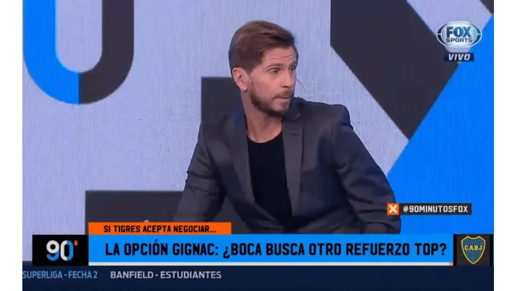 Foto de Sebastián Vignolo, periodista de Fox Sports.