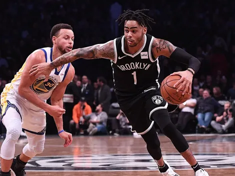 Sonríen los Warriors: así se ven Stephen Curry y D'Angelo Russell entrenando juntos