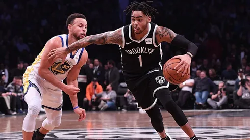 Sonríen los Warriors: así se ven Stephen Curry y D'Angelo Russell entrenando juntos