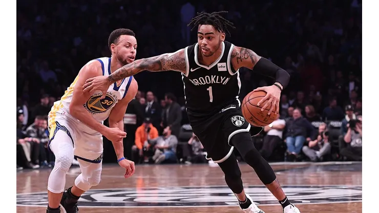 Sonríen los Warriors: así se ven Stephen Curry y D'Angelo Russell entrenando juntos