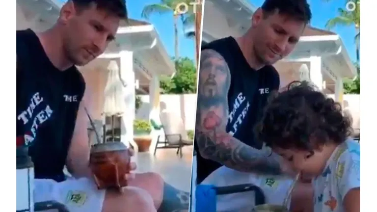 Messi junto a Ciro.
