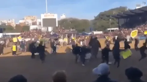 Activistas veganos invadieron una Exposición Rural y fueron expulsados a los rebencazos