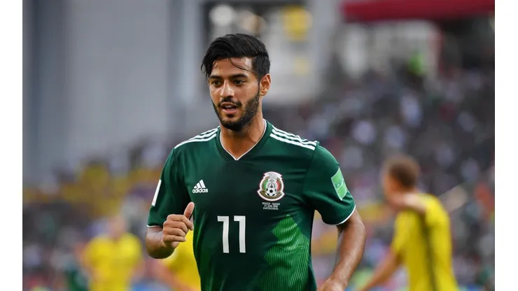Carlos Vela, durante el Mundial de Rusia 2018. (Foto: Getty)