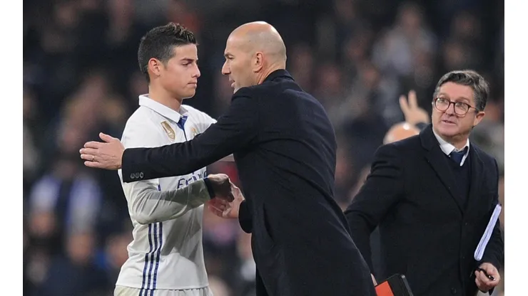Representante de James responde si el jugador tiene relación con Zidane