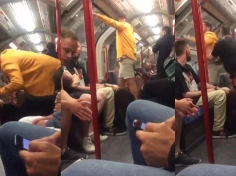 Video viral: cantaba borracho en el subte y lo que le hicieron para que frene fue diabólico