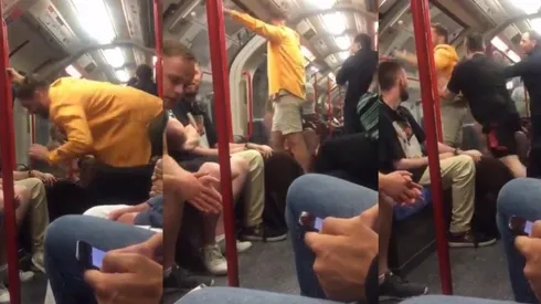 Video viral: cantaba borracho en el subte y lo que le hicieron para que frene fue diabólico