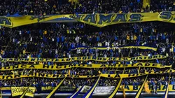 La hinchada de Boca vs. Huracán. (Getty)