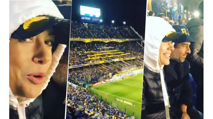El video de la esposa de De Rossi cantando en La Bombonera que enloqueció a los hinchas de Boca