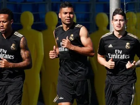 Y un día James Rodríguez volvió a vestirse de Merengue