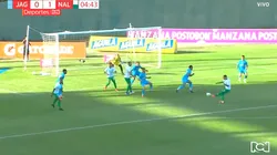 El primer gol de Jarlan Barrera con Atlético Nacional en Liga Águila.