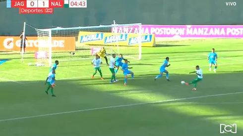 El primer gol de Jarlan Barrera con Atlético Nacional en Liga Águila.