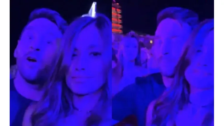 Como nunca los vimos: Antonela Roccuzzo subió video con Messi cantando, pegadito a ella