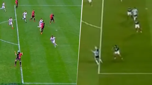 Maxi intentó una jugada muy similar a la del Mundial de México.