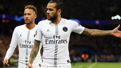 Alves y Neymar, juntos en el PSG
