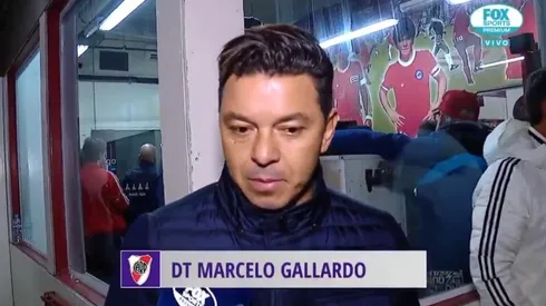 Marcelo Gallardo luego del empate de River.