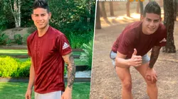 James Rodríguez entrenó en Madrid, pero lejos del Real y del Atlético