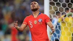 Paulo Díaz en el seleccionado chileno.