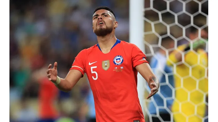 Paulo Díaz en el seleccionado chileno.