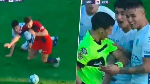 Típico del buen Merlos: inventó un penal insólito y San Lorenzo lo dio vuelta a los 90'