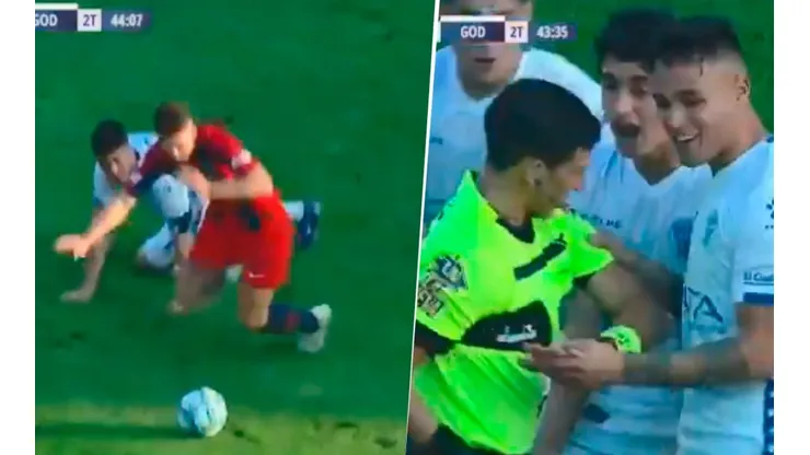 Típico del buen Merlos: inventó un penal insólito y San Lorenzo lo dio vuelta a los 90'