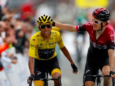 Así fue la celebración de Egan Bernal al cruzar la meta de la etapa 20 del Tour