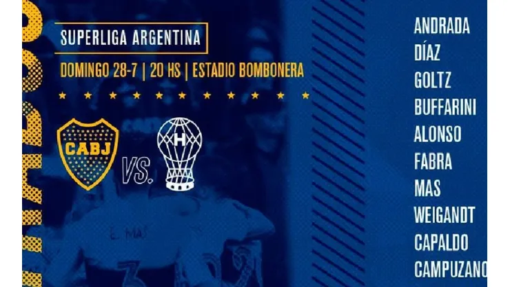 Concentrados de Boca. (Twitter)