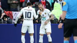 Foto de Neymar y Dani Alves.