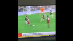 Foto captura del tanto de Manuel Lanzini.