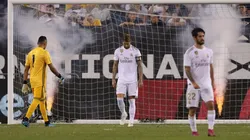 Foto de Sergio Ramos sufriendo la derrota de Real Madrid.