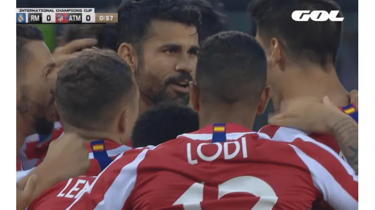 Eso sí fue rápido: Diego Costa vacunó al Real Madrid ¡a los 40 segundos!
