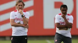 Nolberto Solano y Gareca jugaron en Boca Juniors.