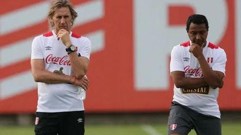 Nolberto Solano y Gareca jugaron en Boca Juniors.
