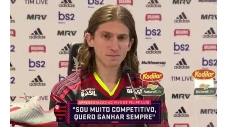 Filipe Luis era presentado en Flamengo hasta que sonó el audio más diabólico de todos