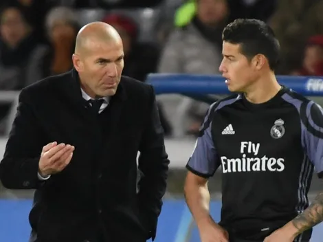 James Rodríguez no se iría del Madrid y Twitter explotó contra Zidane