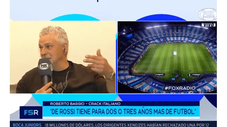A lo De Rossi: Baggio contó el día en que se hizo hincha de Boca y enloqueció a todos