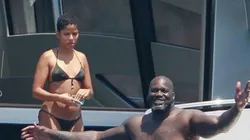 Es un Dios: así se divirtió Shaquille O'Neal con su nueva novia en la playa de España
